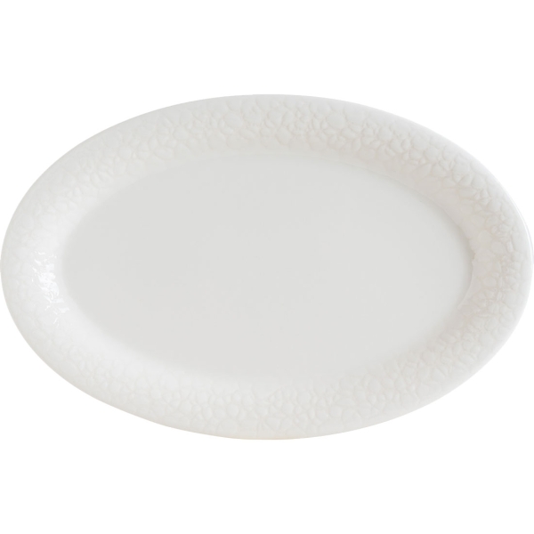 Marlena Albus Platte oval 32x21cm Bonna S-MLEABS32OV