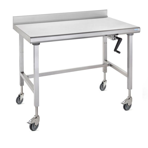 Tournus Arbeitstisch Ergonomix m. Aufkantung, fahrbar, höhenverstellbar 414711 414712 414713 414714 414715 414716 464711 464712 464713 464713 464714 464715 464716