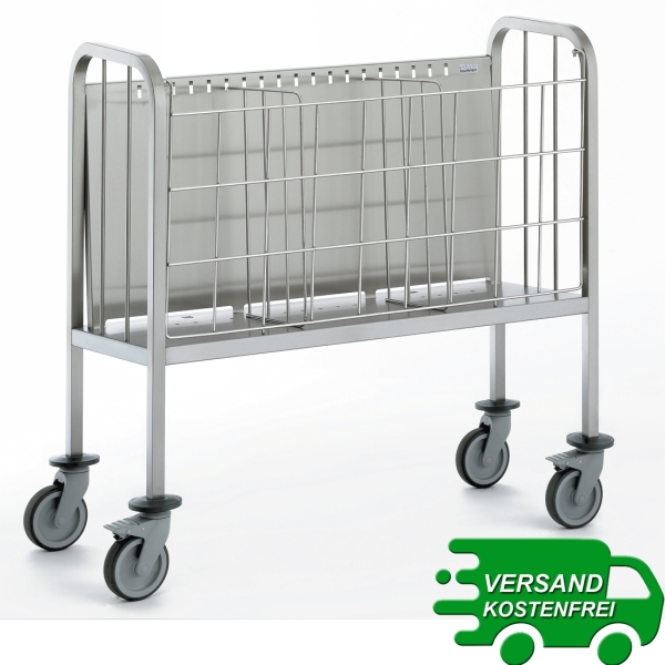 Tournus Tellerwagen verschweißt, erhöhte Plattform für bis zu 200 Teller + Frontgitter 800 578 800578 800-578 800/578