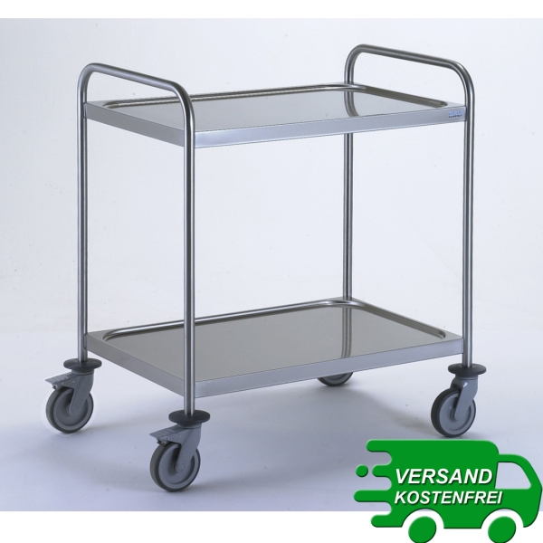 Servierwagen mit 2 Borden 100 x 60 cm Tournus 801552 801-552 801/552