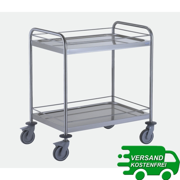 Servierwagen mit 2 Borden 100 x 60 cm + Galerie Tournus 801 559 801556 801-556 801/556