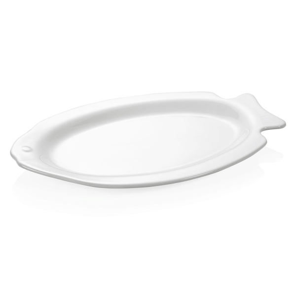 Fischteller 37,5x25cm Porzellan WAS 4907370