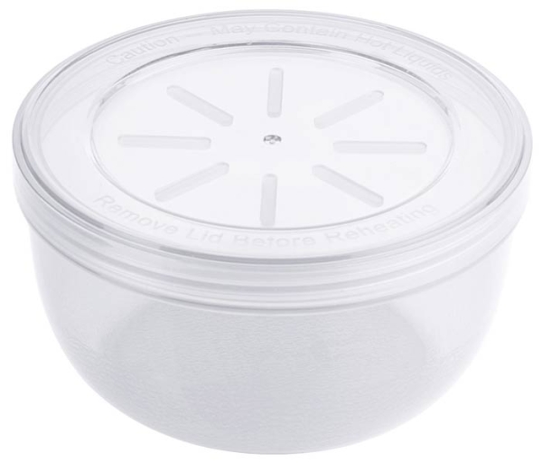 Eco-Takeouts Mehrweg-Suppenbehälter 350 ml, Ø 11 cm H 6 cm, mit Deckel, weiß