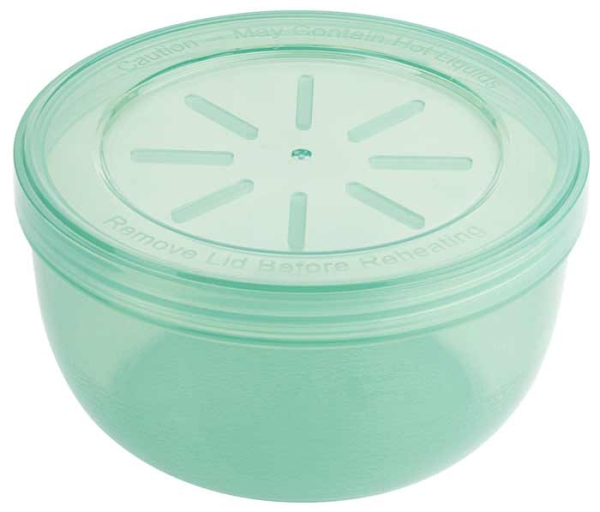 Eco-Takeouts Mehrweg-Suppenbehälter 350 ml, Ø 11 cm H 6 cm, mit Deckel, grün