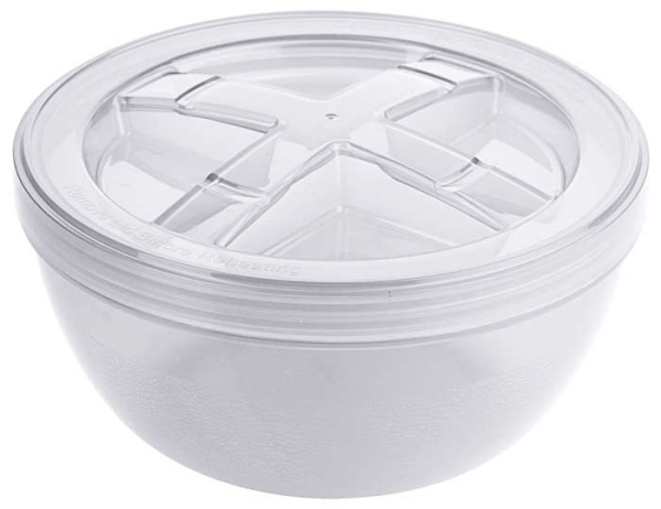 Eco-Takeouts Mehrweg-Suppenbehälter 950 ml, Ø 16,5 cm H 8,5 cm, mit Deckel, weiß