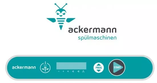 Ackermann Geschirr-Spülmaschine U 540E m. eingebautem Enthärter
