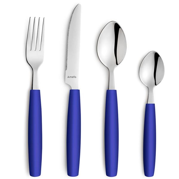 Menümesser 22,4 cm Pixel Farbe Ocean royalblau