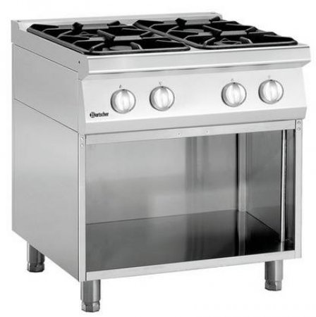 Bartscher 4 Flammen-Gasherd Serie 700