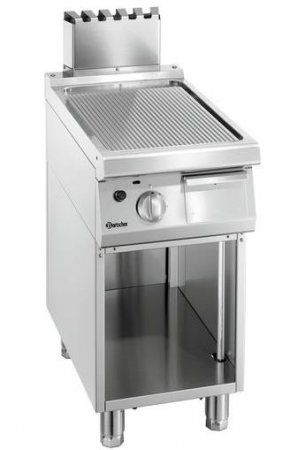 Bartscher Gas-Griddleplatte gerillt Serie 700