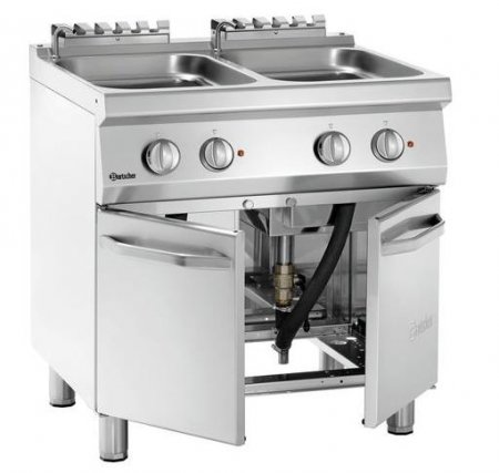 Bartscher Elektro-Nudelkocher m. 2 Becken Serie 700