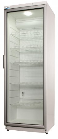 COOL NordCap CD 350 LED Umluft-Glastürkühlschrank 350 Liter