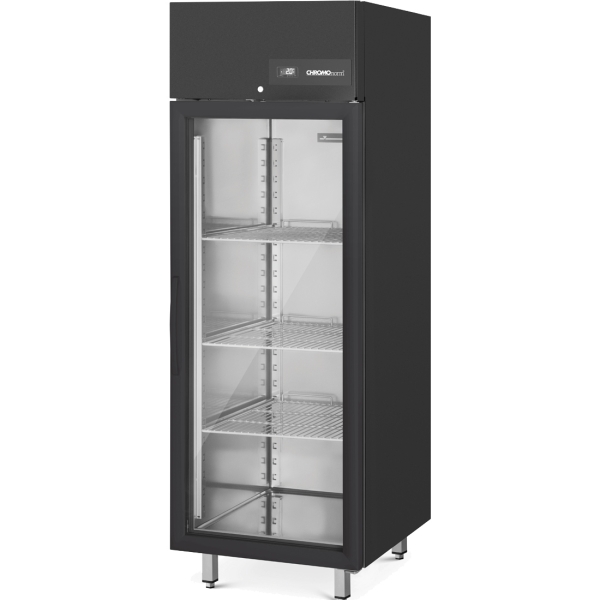 CHROMOnorm STAR-BLACK - Kühlschrank BR650 GN 2/1 Glastür CHKMN065S0V1
