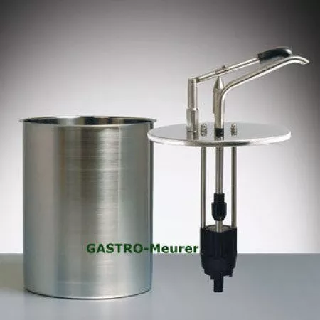 Gastroback Hebel-Dosierspender CRS-DU-6 m. 6 Liter Edelstahlbehälter