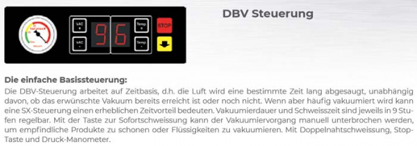VAC-STAR Vakuumierer S-215 DBV Version, versandkostenfrei