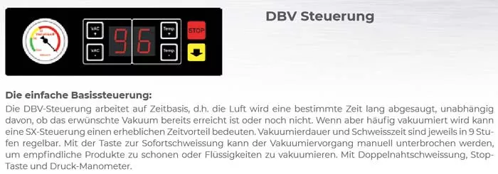 VAC-STAR Vakuumierer S-225 SB DBV Version, versandkostenfrei