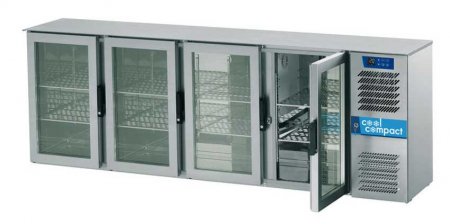 CoolCompact Flaschen-Kühltheke 4-türig
