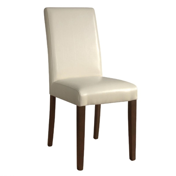 Bolero Polsterstuhl Kunstleder creme