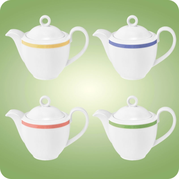 Community Kaffeekanne 0,38 l Pinselband Seltmann Weiden