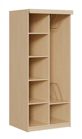 Liegepolsterschrank offen f. 4 Liegepolster
