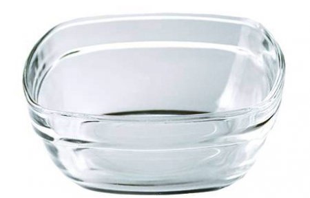 Glasschale quadr. 14 cm Lys Carré