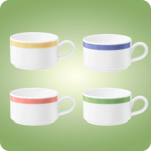 Community Moccatasse 0,09 l Pinselband Seltmann Weiden