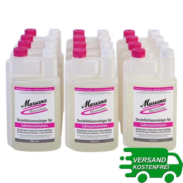 Mussana Microclean NEU Desinfektionsreiniger 12 x 1 Liter