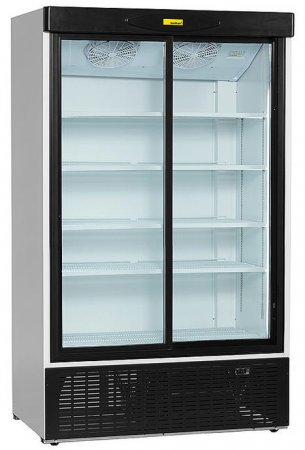 NordCap KU 1200 G-SD Umluft-Glastürkühlschrank
