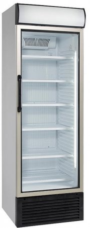 NordCap KU 450-G Umluft-Glastürkühlschrank  438 Liter