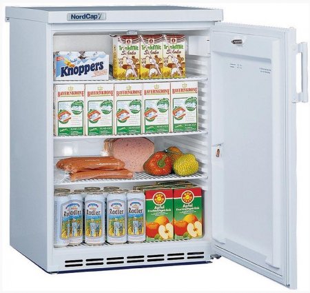 NordCap Umluft-Kühlschrank 180 Liter unterbaufähig UKU 180 W
