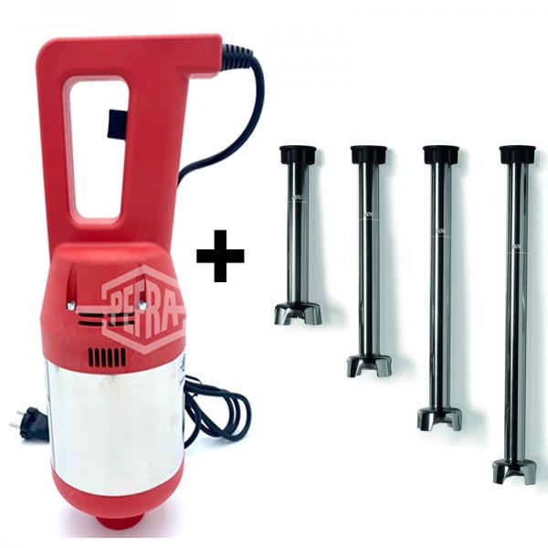 Pefra Stabmixer FM650VF 650 W, 1 Geschw., Mixstab 30 cm o. 40 cm o. 50 cm o. 60 cm