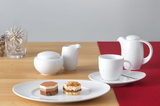Eschenbach Universo Espresso-Untertasse oval 14,0 x 11,0 cm, weiß