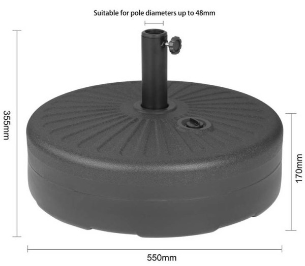Bolero Sonnenschirmständer Ø 55 cm DZ884