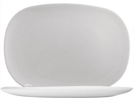 Platte oval 34 x 24 cm Spargel Hax´n Solutions white