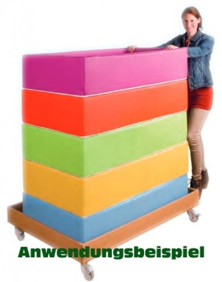Transportwagen für Kinderbetten 134 x 74 cm