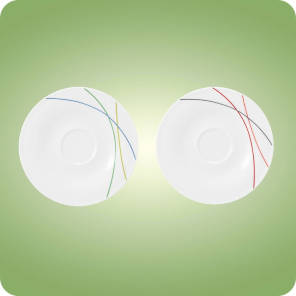Community Untertasse zur Moccatasse Green-​ o. Red-​Line