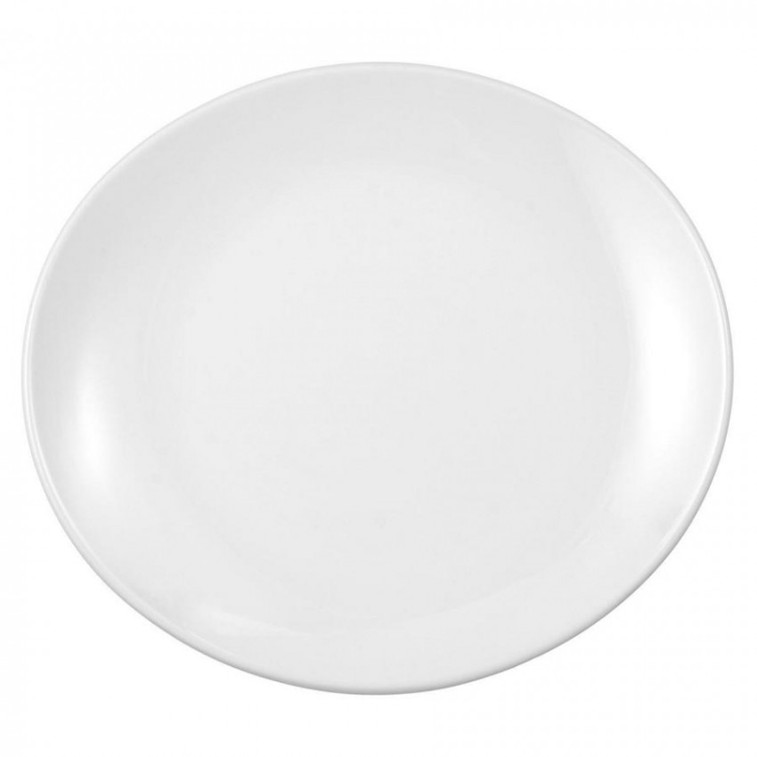Teller flach oval 25,0 cm Meran Steak & More 5195 Seltmann Weiden
