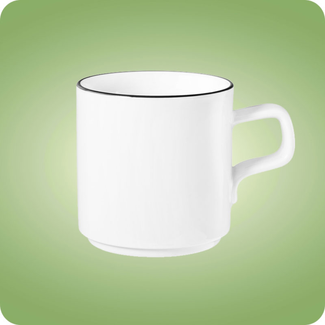 GOOD MOOD Black Line Kaffeebecher 0,28 L Seltmann Weiden