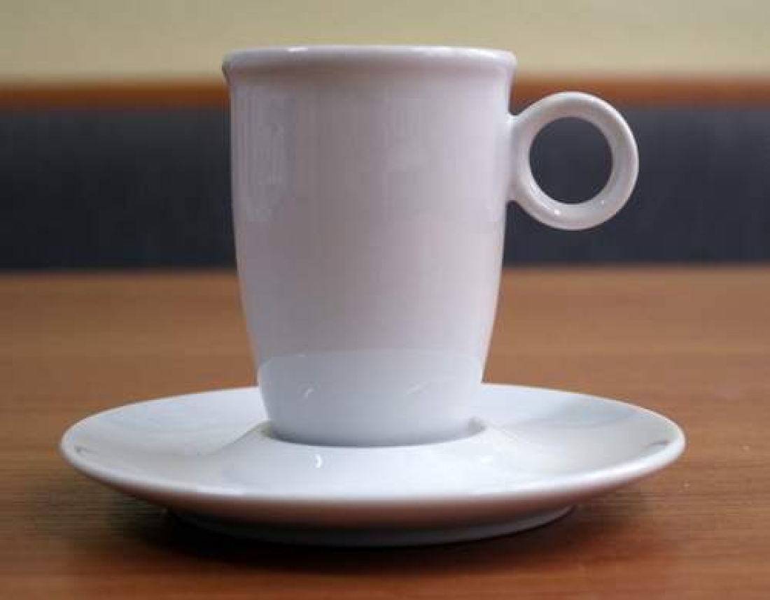 Cappuccino-Obertasse 0,23 l + Untere, Porzellan "Bella" -Restposten-