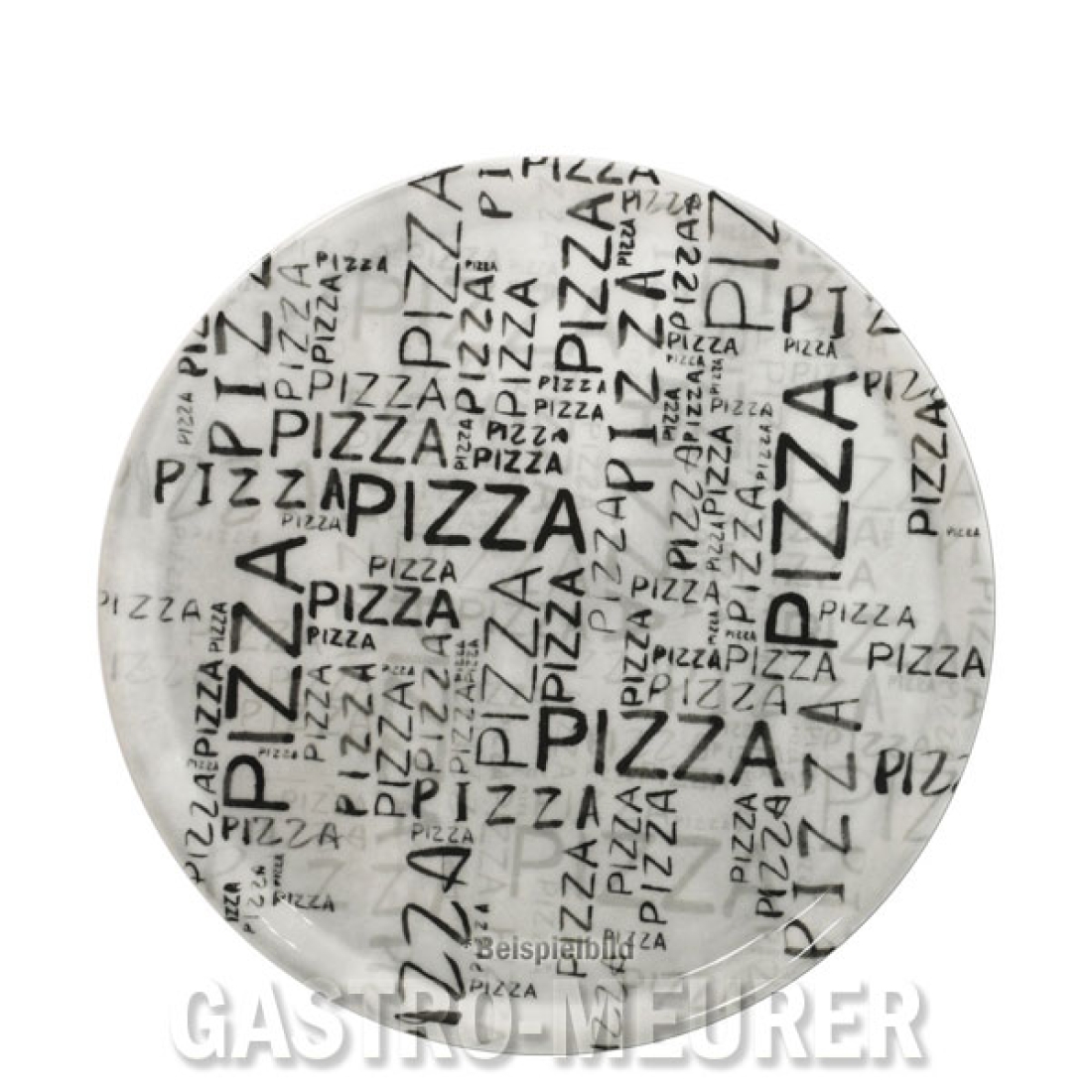 Napoli White & Black, Dekor Pizzateller 31 cm Saturnia