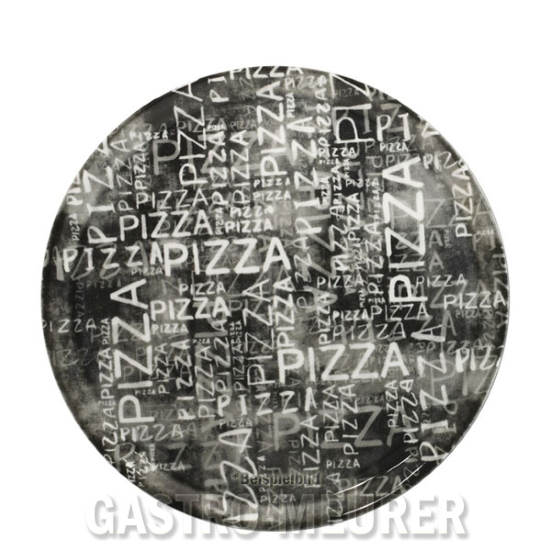 Napoli Black & White, Dekor Pizzateller 31 cm Saturnia