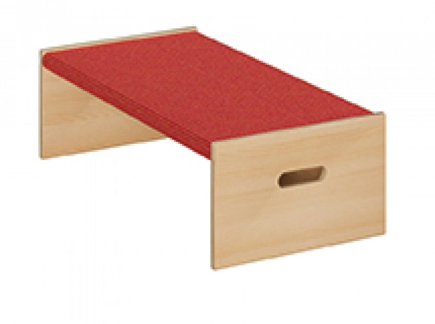 Rechteckpodest 1-seitig offen Höhe 24 cm
