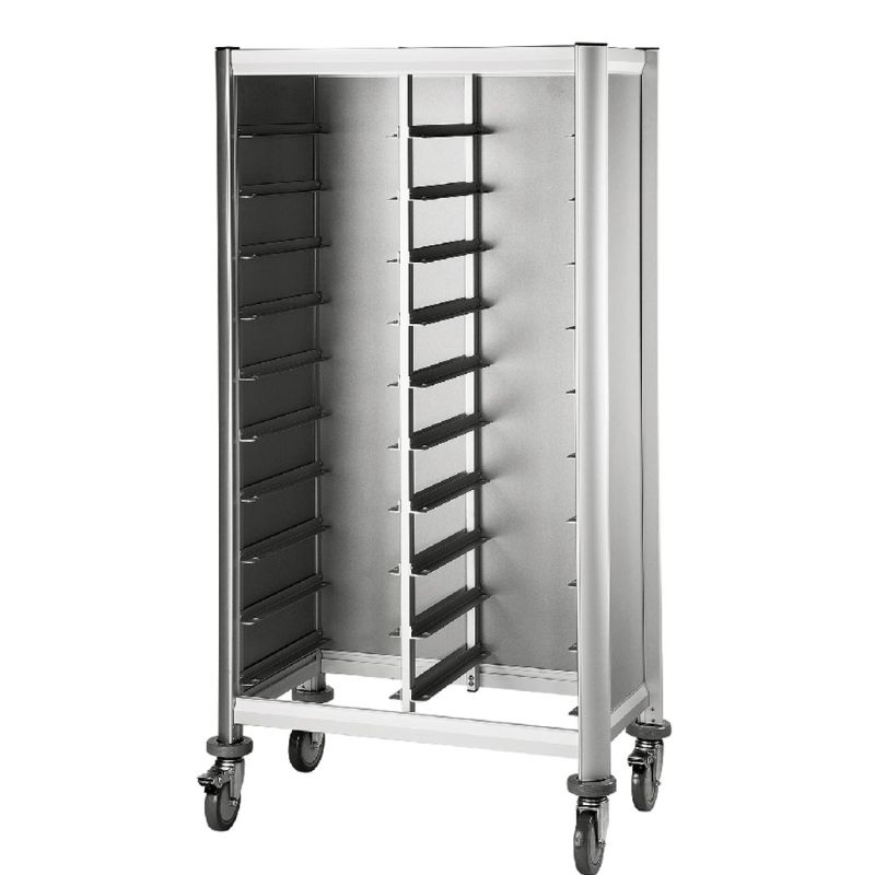 Mensa DOUBLE Tablettwagen für 2x10 Tabletts GN 1/1