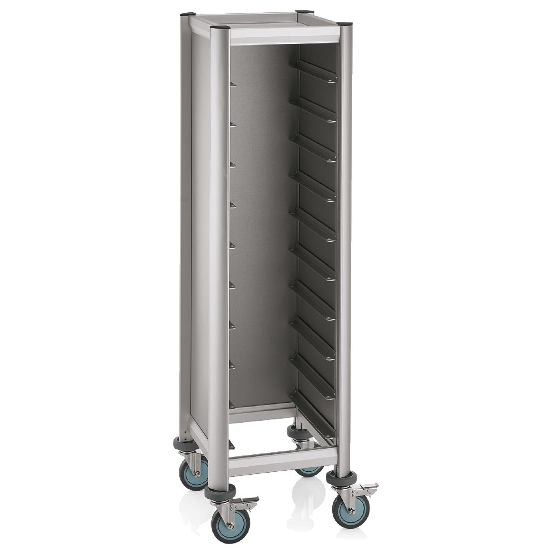 SINGLE Tablettwagen für 10 Tabletts 45,5 x 35,5 cm