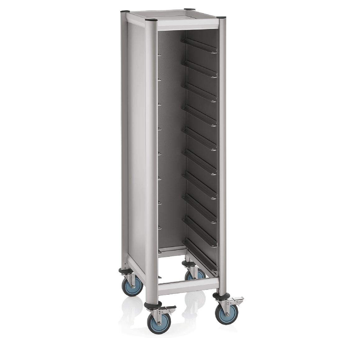 SINGLE EN Tablettwagen für 10 Tabletts 53 x 37 cm