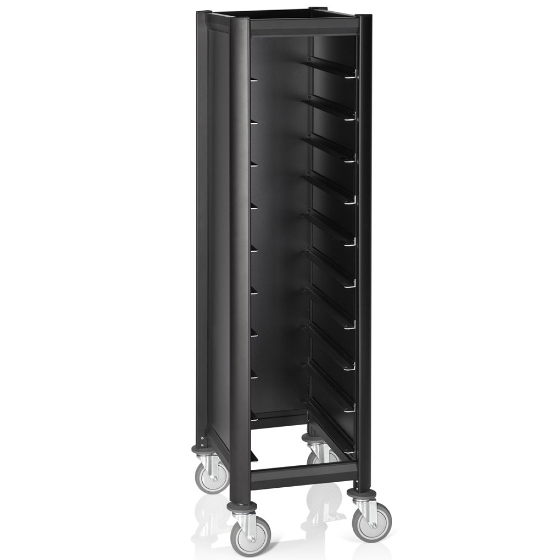 MENSA BLACK Tablettwagen für 10 Tabletts GN 1/1