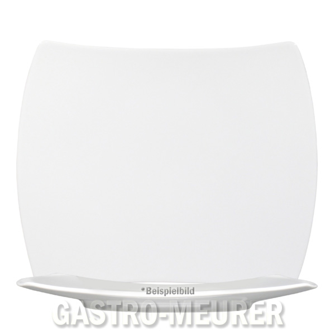 Tokio White, Teller flach 31 x 26 cm Saturnia
