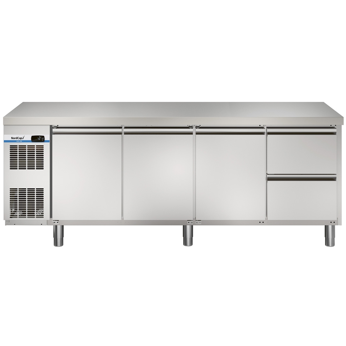 NordCap COOL-LINE Kühltisch 3 Türen 2 Schübe KT-CL 2149 3T 2Z