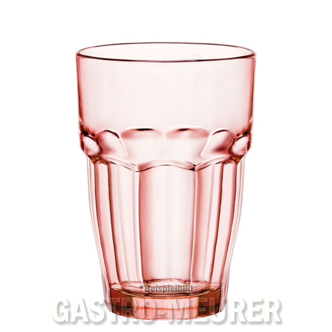 Rock Bar Lounge Peach Longdrink 37 cl rot stapelbar Bormioli