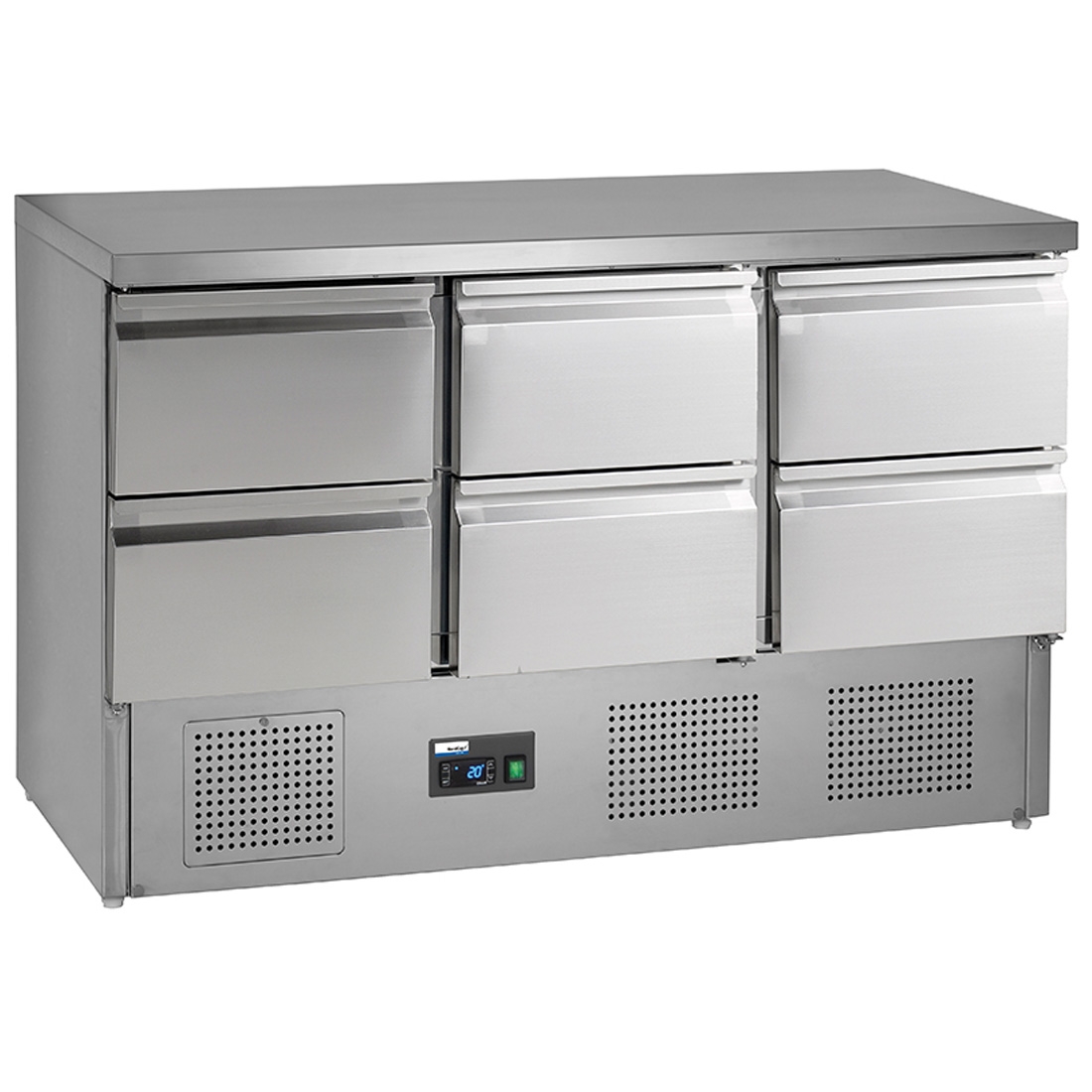 NordCap COOL-LINE Universalkühltisch 6 Schub KT 13 6Z