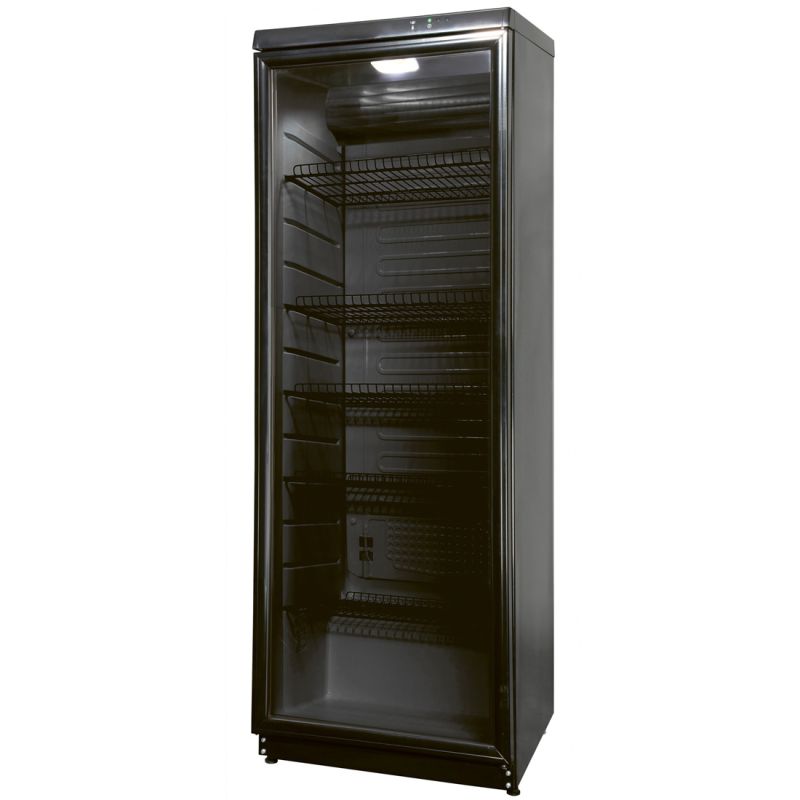NordCap COOL-LINE Glastürkühlschrank CD 350 LED BLACK